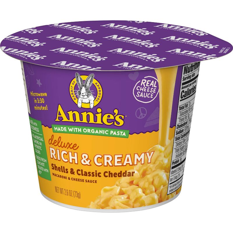 Annie's Classic Deluxe Microwavable Mac & Cheese Cup - 2.6oz