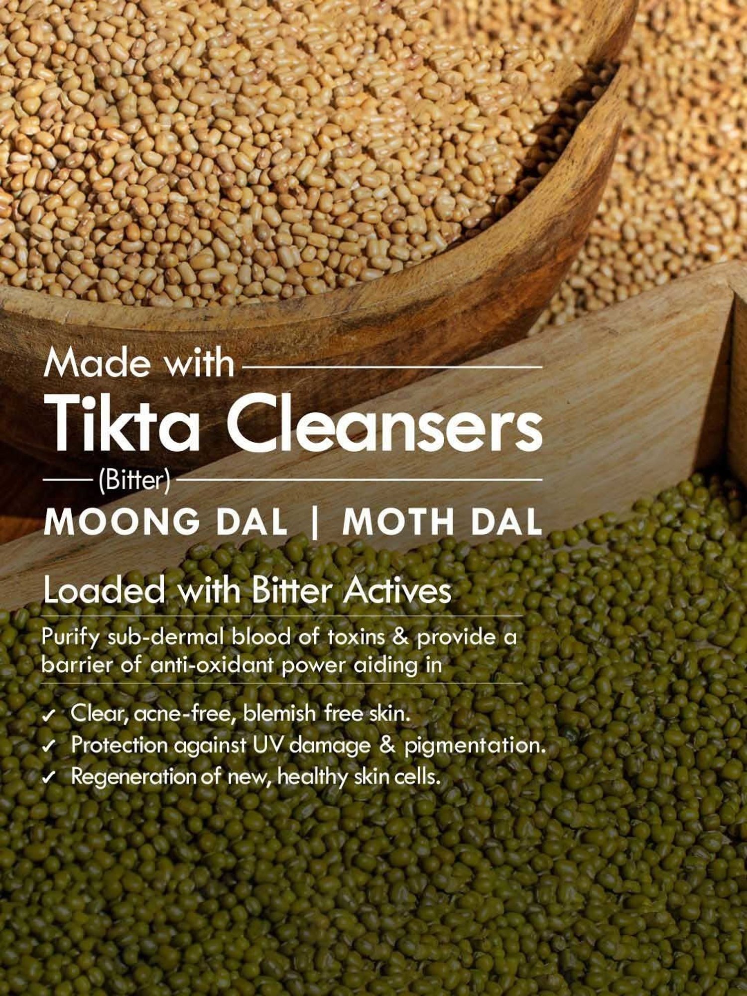 Nat Habit Fresh Daily Tikta Masoor Dal Face Wash - 100 gm