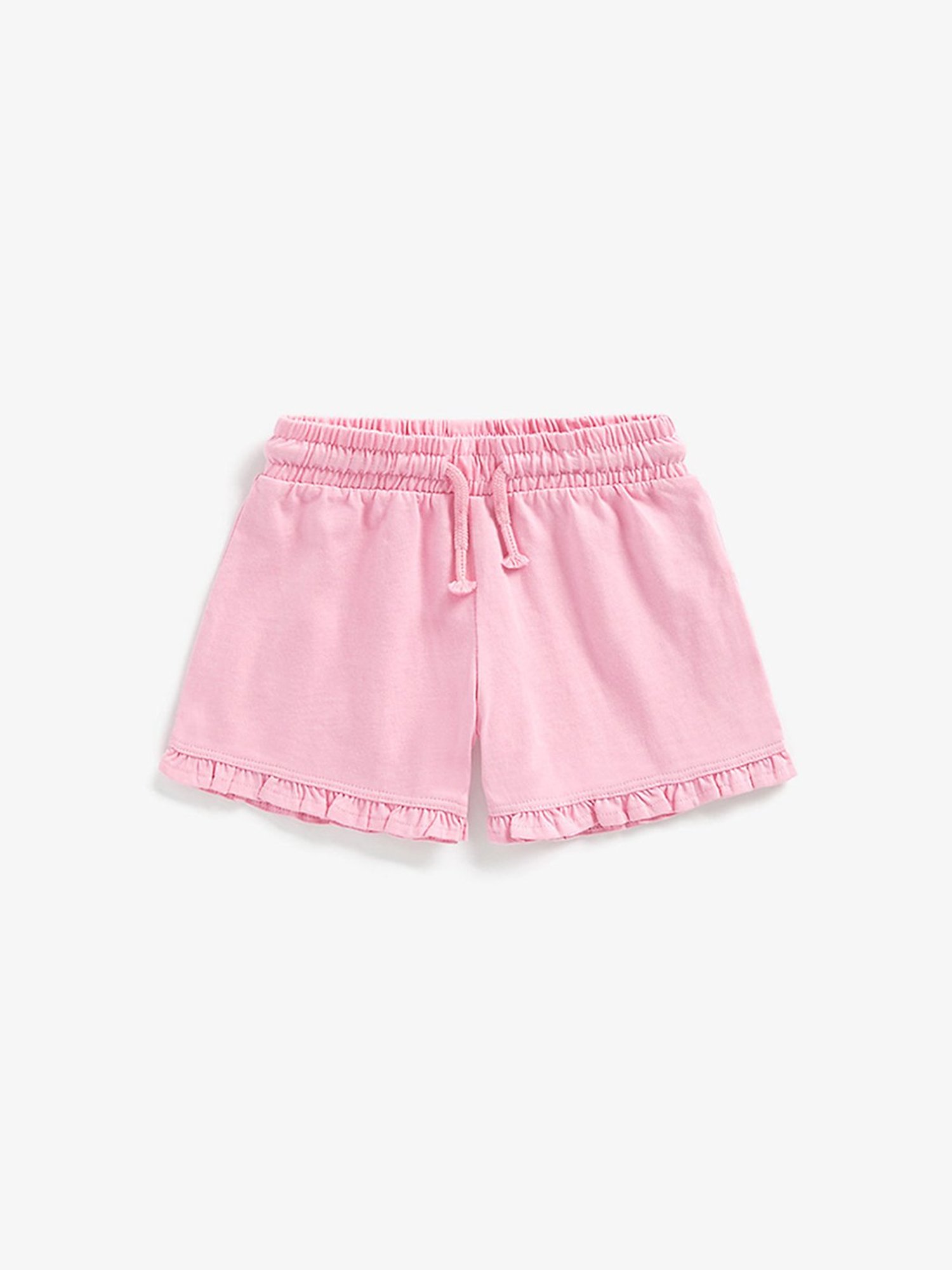 Mothercare Kids Pink Solid Shorts