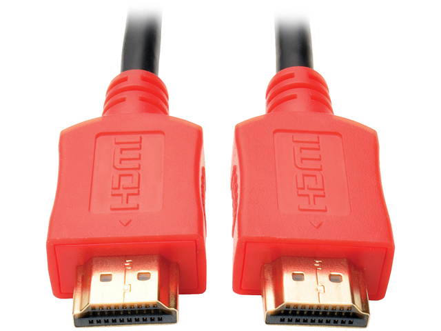 Tripp Lite High-Speed HDMI Cable with Digital Video and Audio, Ultra HD 4K x 2K (M/M), Green, 10 ft. (P568-010-GN)