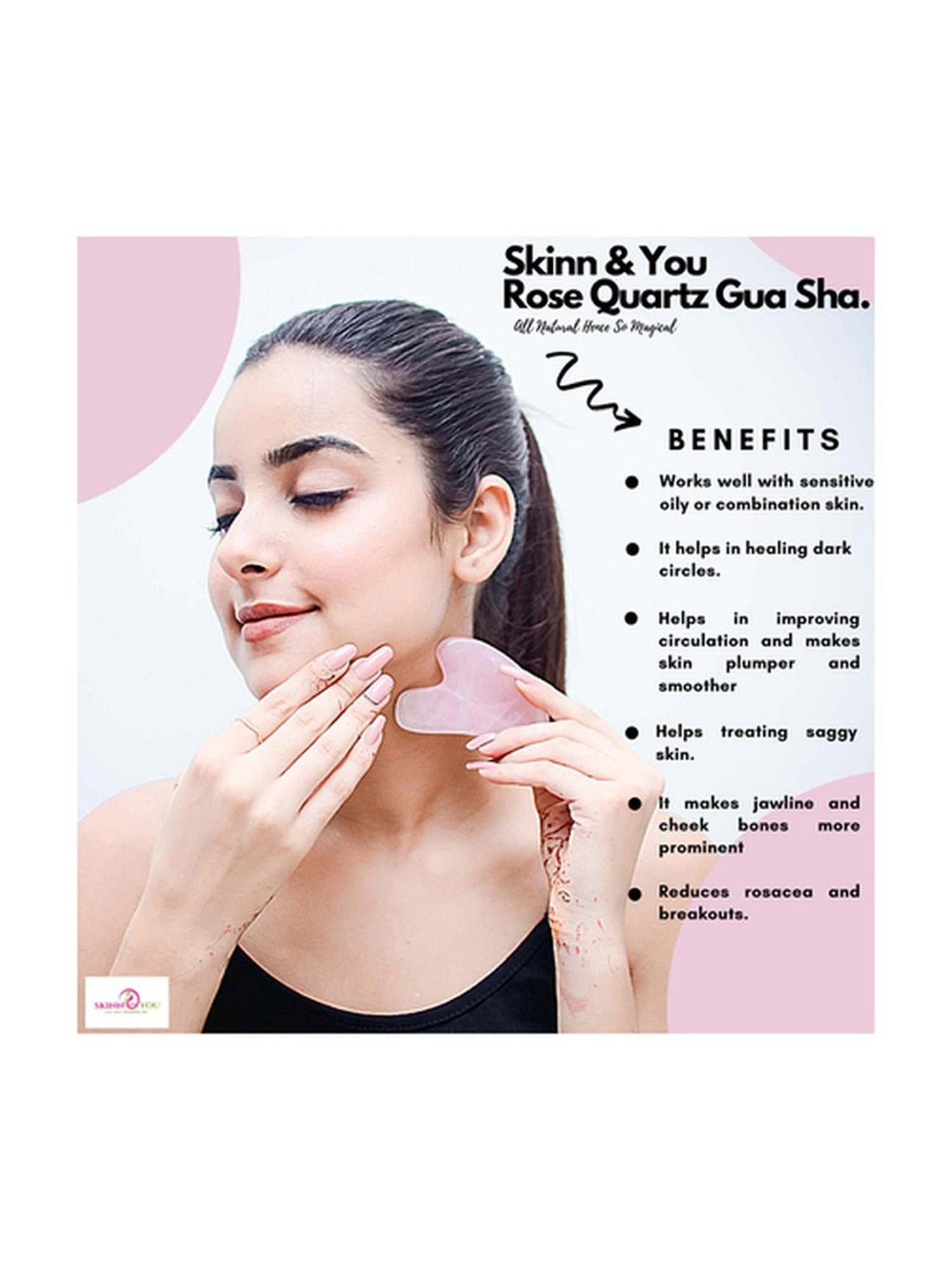 HofB- House of Beauty Quartz Roller - 1 Pc