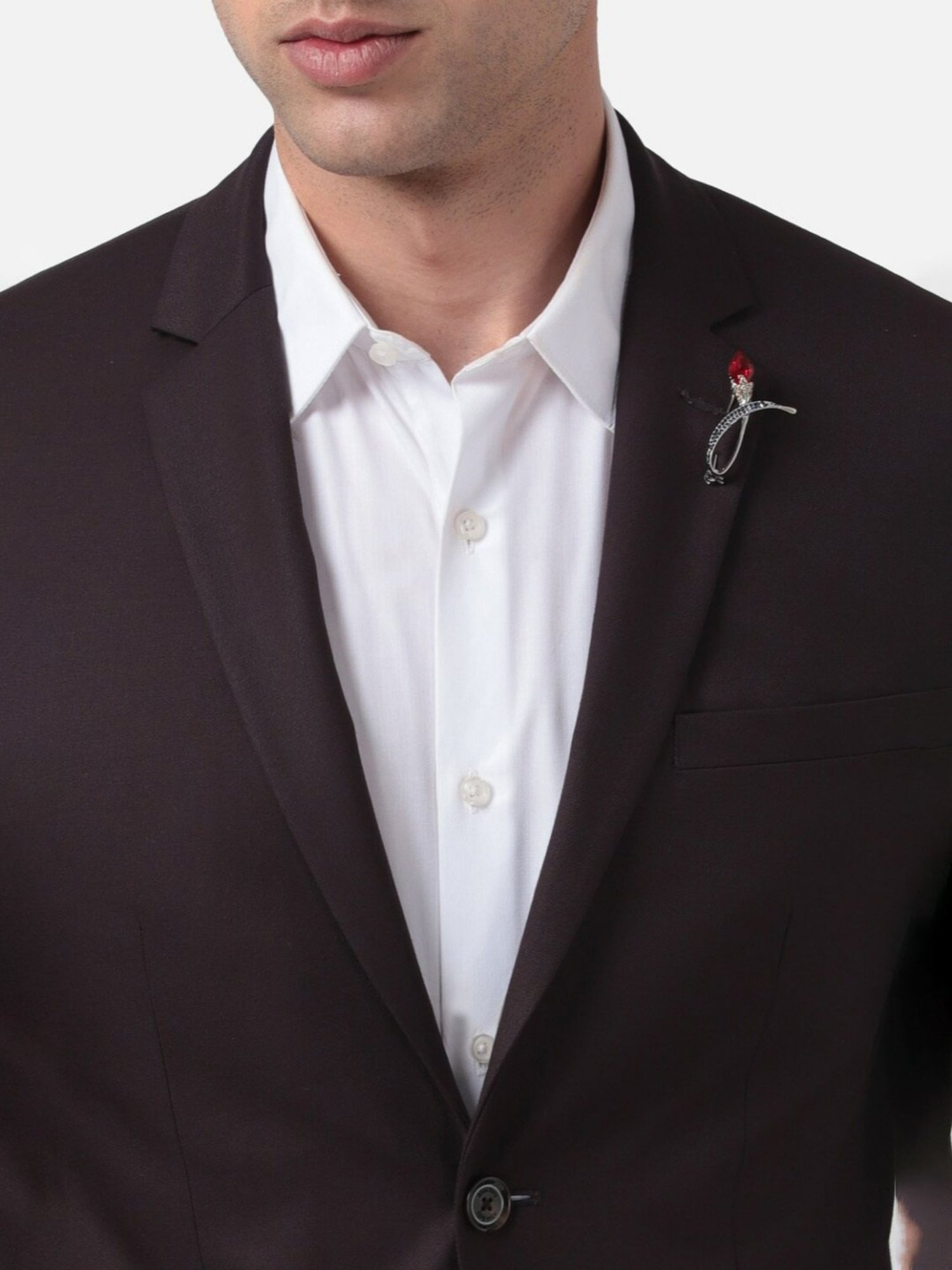 Van Heusen Silver Lapel Pin