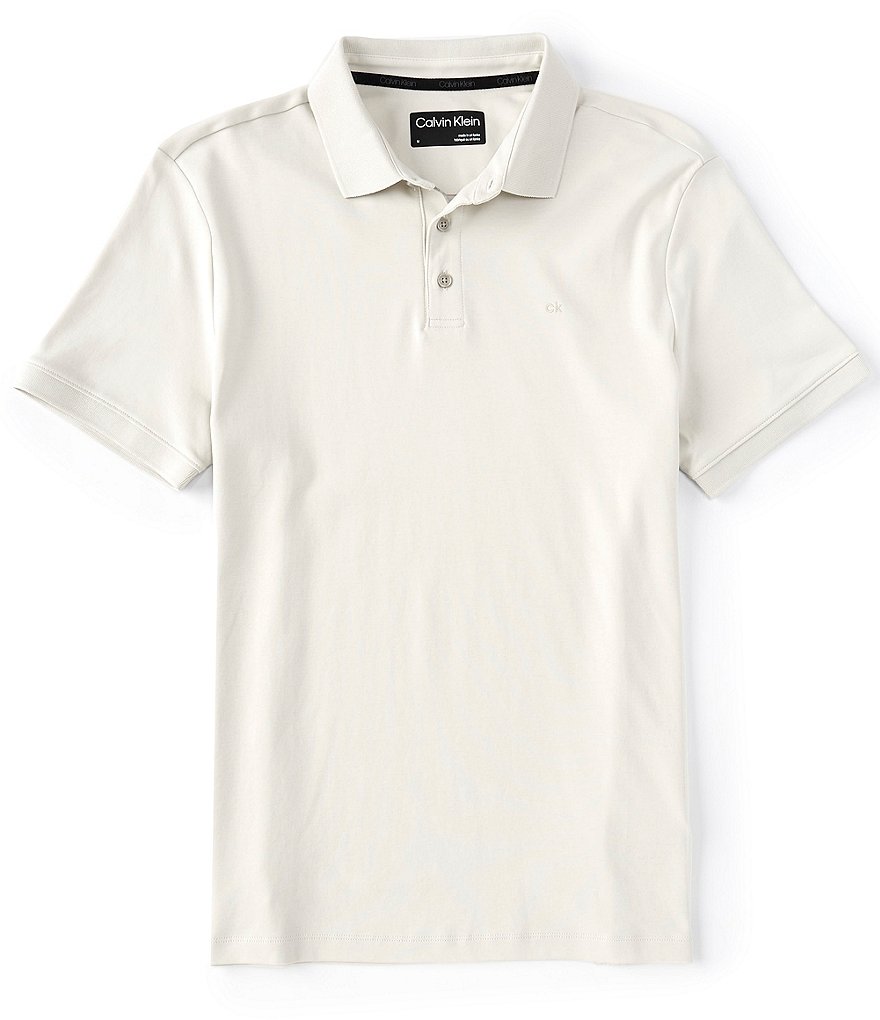Visconti Petal Print Short-Sleeve Polo Shirt