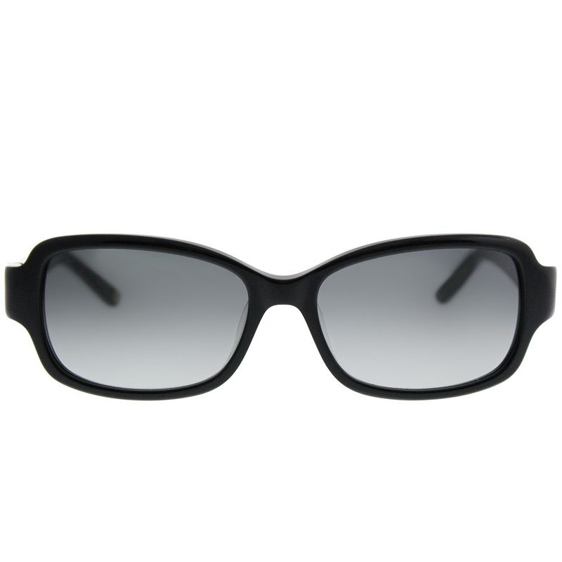 Juicy Couture JU 555/F 807 Y7 Womens Rectangle Sunglasses Black Floral 55mm