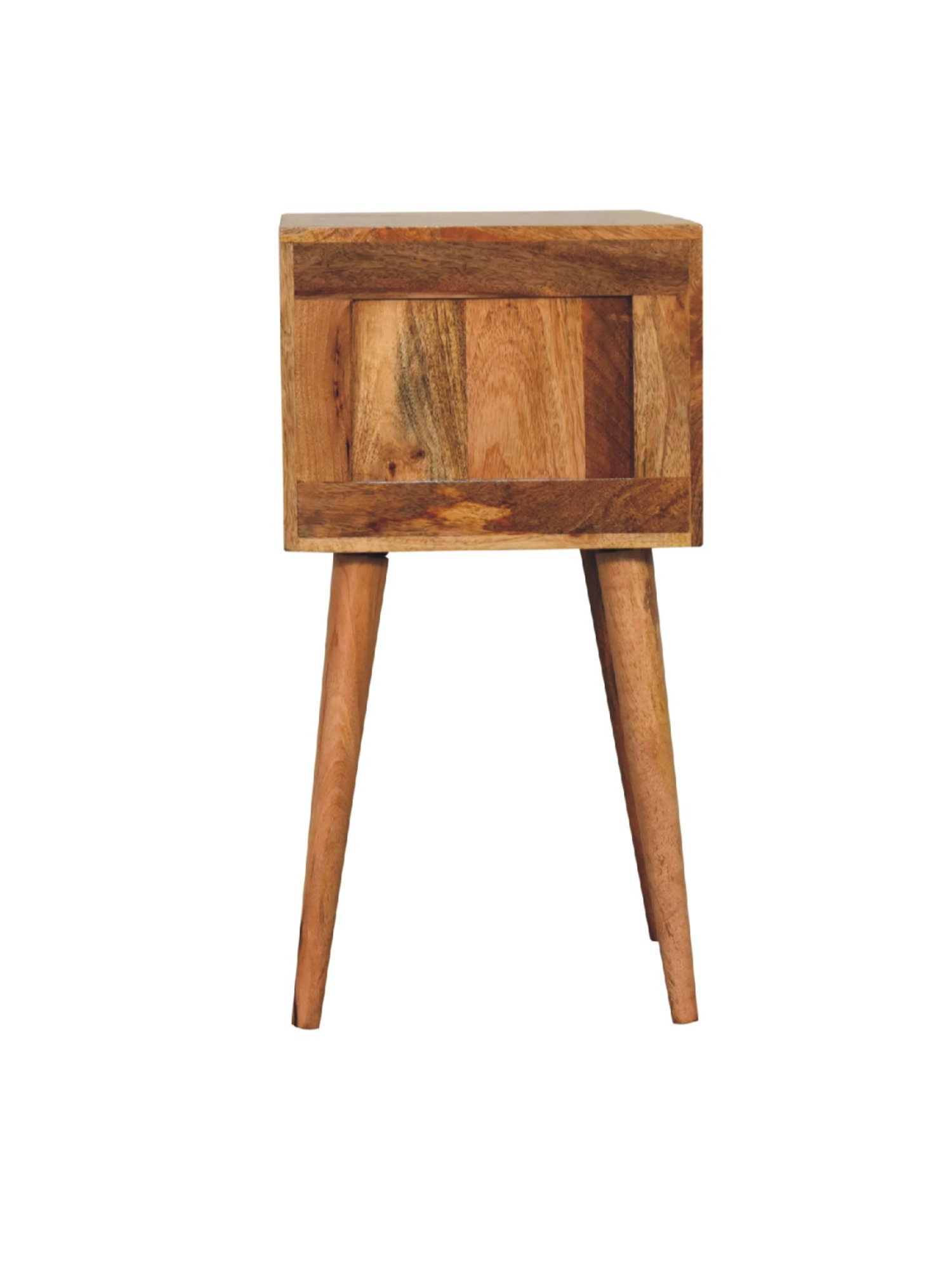 Ikiriya Avina Solid Dark Brown Wood End Table
