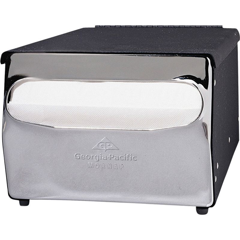 Georgia Pacific Napkin Dispenser 7-7/8"x11-1/2"x5-7/8" Black Chrome 51202