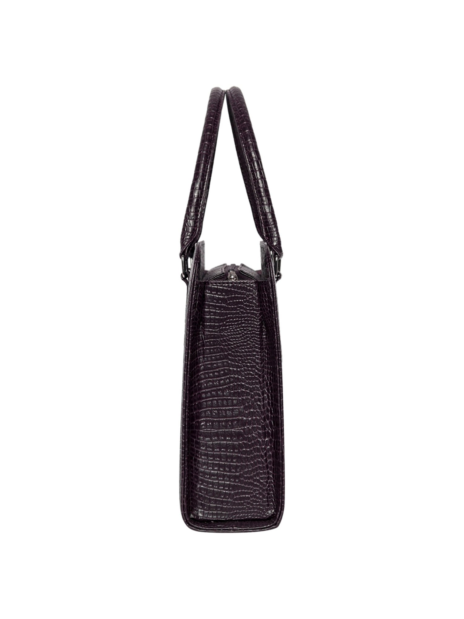 Lino Perros Brown Textured Large Shoulder Bag