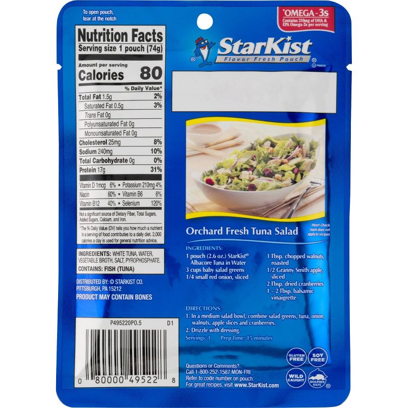 StarKist Albacore White Tuna Pouch - 2.6oz