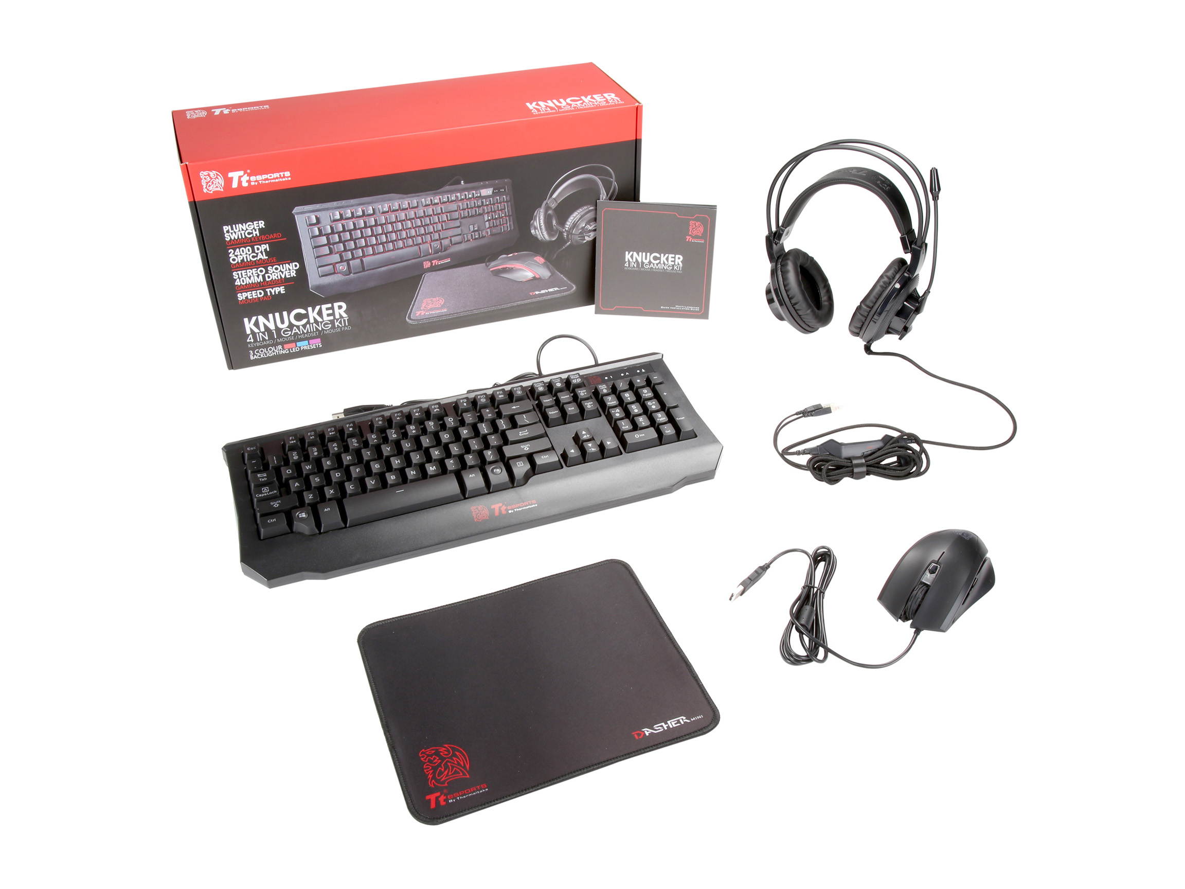 THERMALTAKE KB-GCK-PLBLUS-01 Tt Esports Knucker 4 in 1