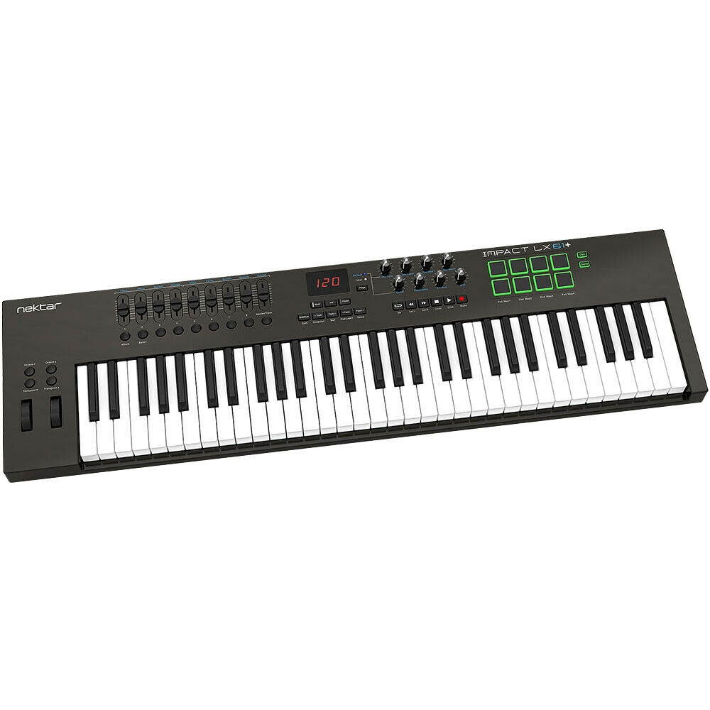 Nektar Impact LX61+ Plus 61-Key USB MIDI Controller Keyboard