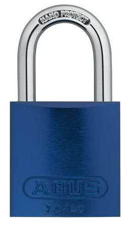 ABUS 72/40 KAx12 Blue Lockout Padlock,KA,Blue,1-1/2"H,PK12
