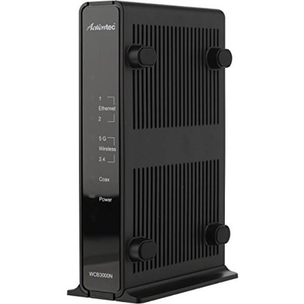Actiontec Single Dual-Band Wireless Network Extender and Ethernet Over Coax Adapter (WCB3000N01)