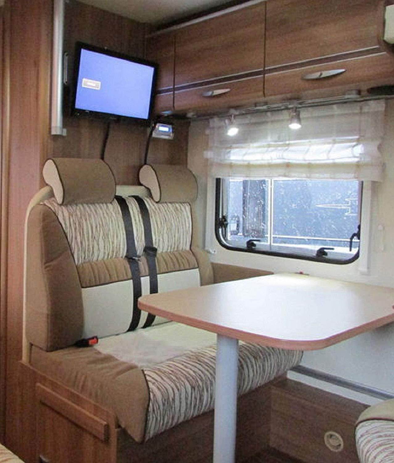 Master Mounts Locking RV TV Mount, Lockable Full Motion TV Wall Mount Easy to Reach Chain Release Perfect for RVs Campers Trucks Mobile Homes, Articulates Swivels Tilts, Fits up to 42" 100x100 33 lbs