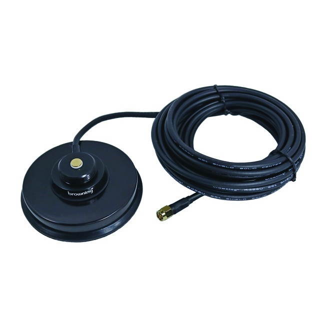 Browning Br-1035-sma Premium 3 5/8" Magnet Nmo Mounting With Rubber Boot & Sma Male