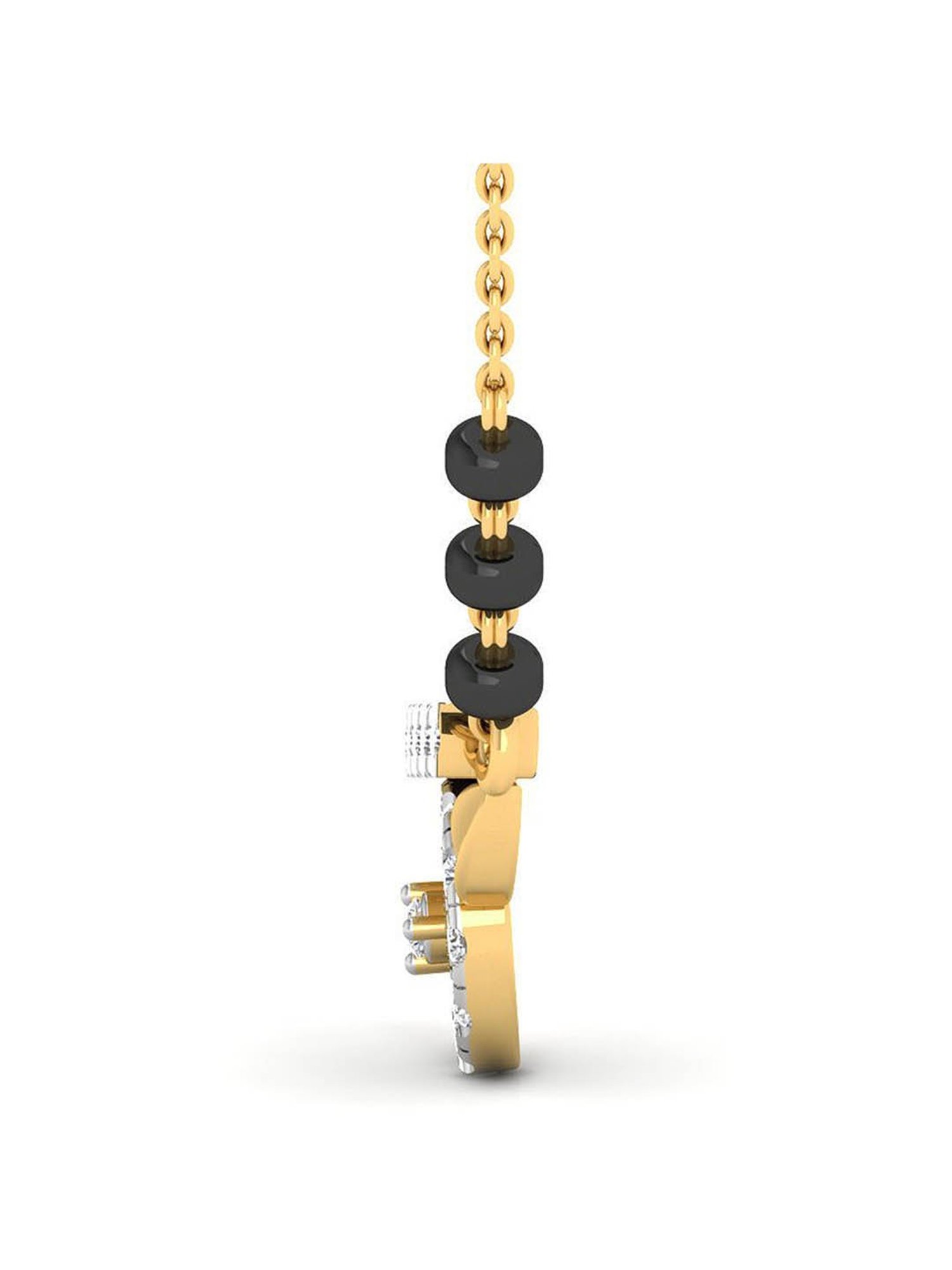 Waman Hari Pethe Jewellers 18k Gold & Diamond Mangalsutra for Women