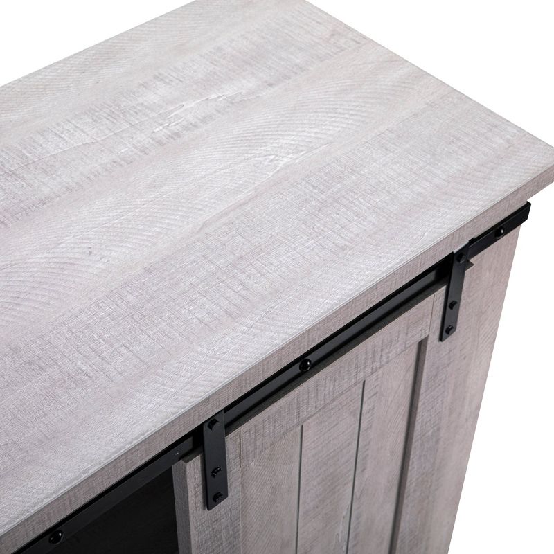 32" TV Stand For TVs up to 40" Saw Cut Off White - Home Essentials