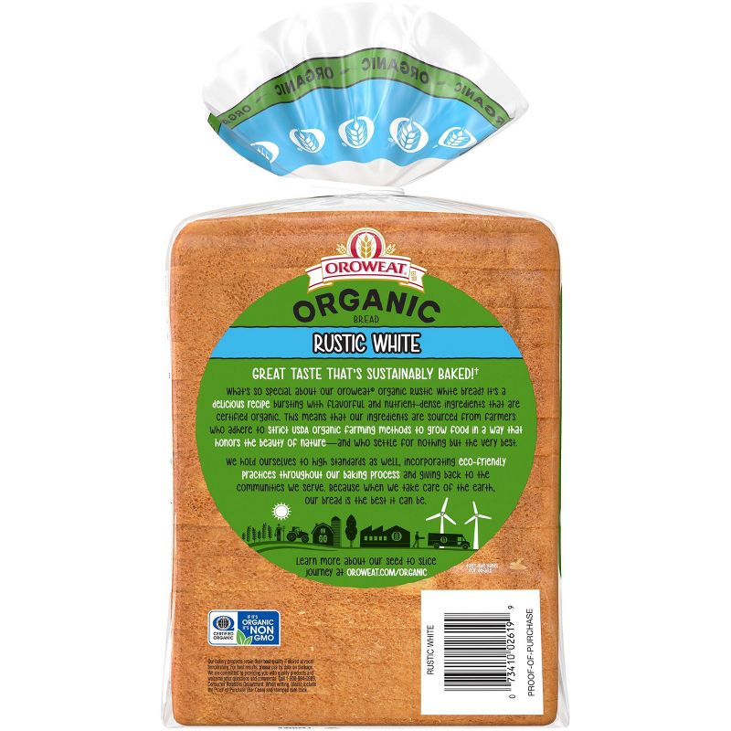 Oroweat Organic Rustic White Bread - 27oz