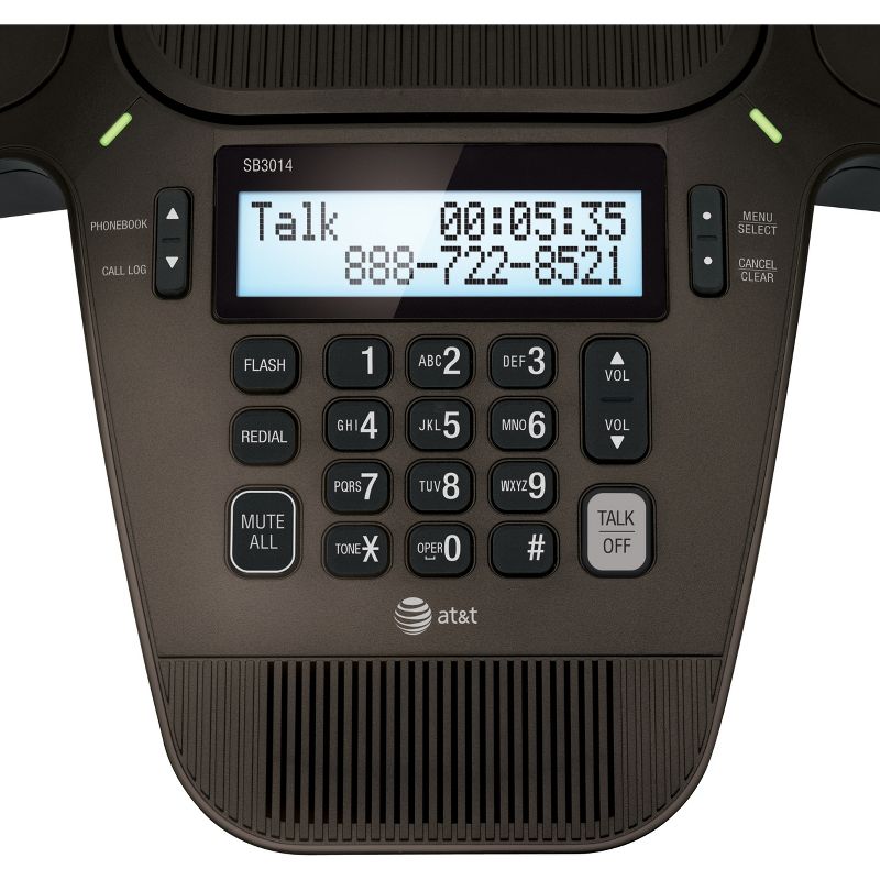 AT&T SB3014 DECT 6.0 Conference Phone - 1 x Phone Line - Speakerphone