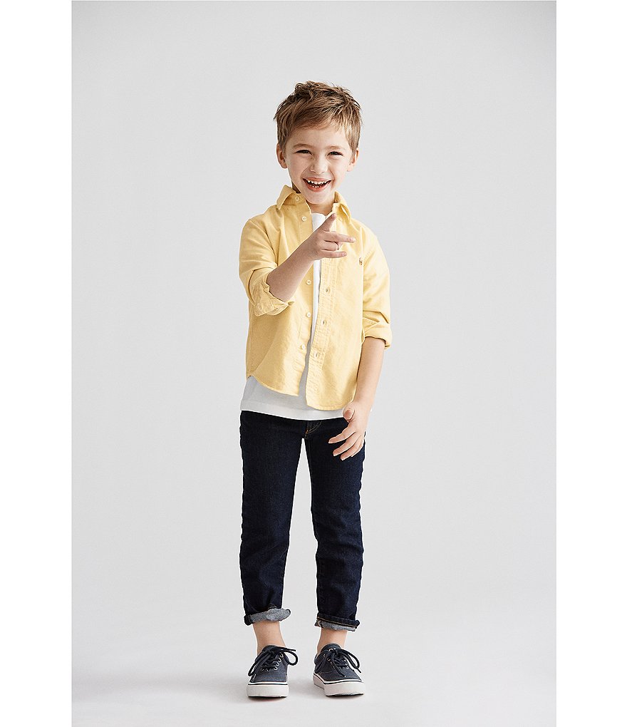 Hollywood Little Boys 4-7 Pull-On Slim Fit Denim Pant