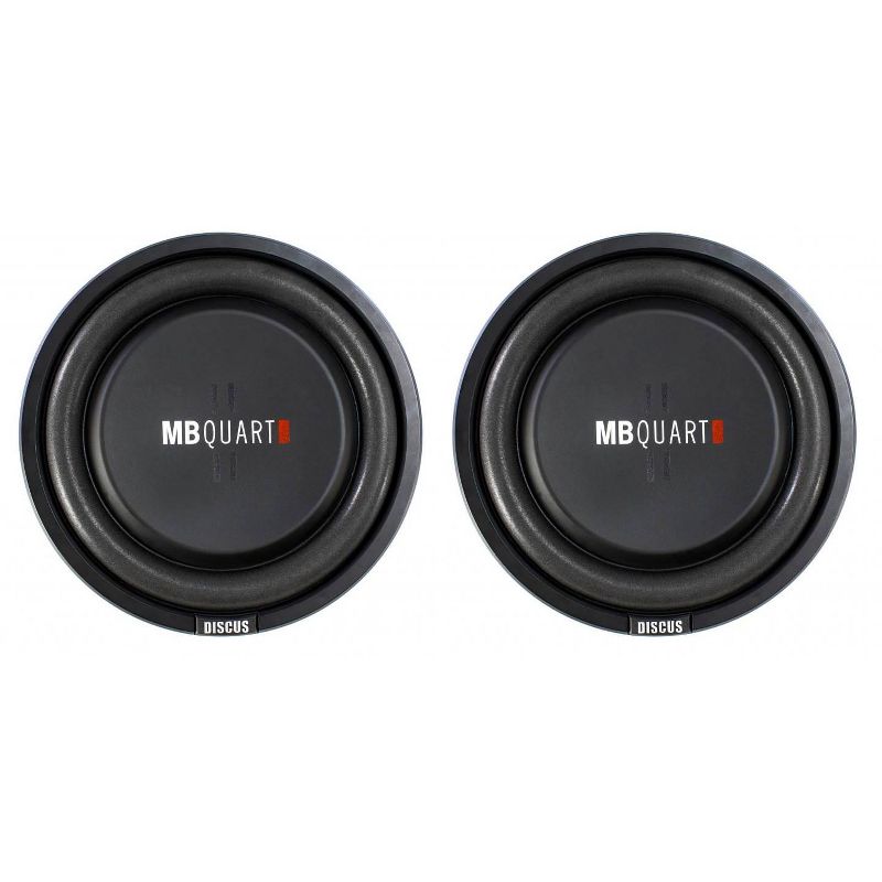 2) MB Quart DS1-304 800 Watt 12 Inch Slim Shallow Subwoofers Car/Truck DVC Subs
