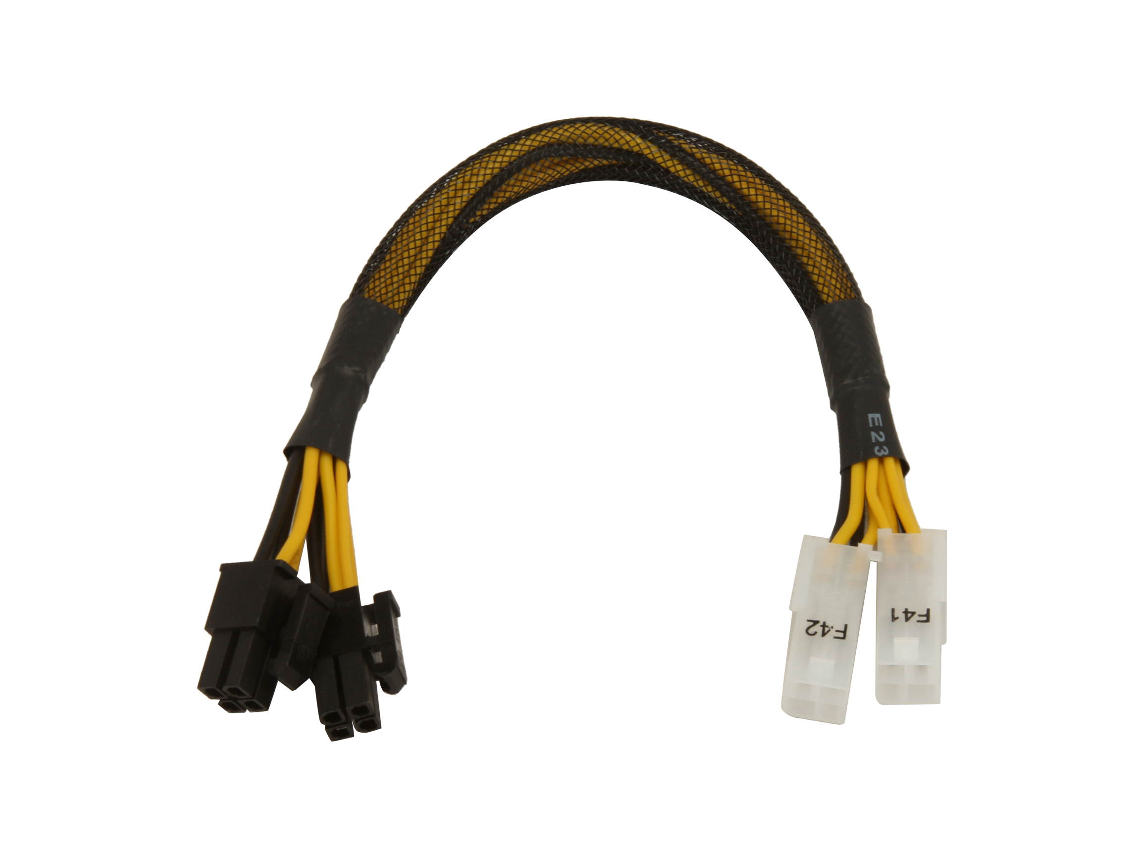 Athena Power CABLE-M204M204F 10 in. Extension & Conversion Four-In-One