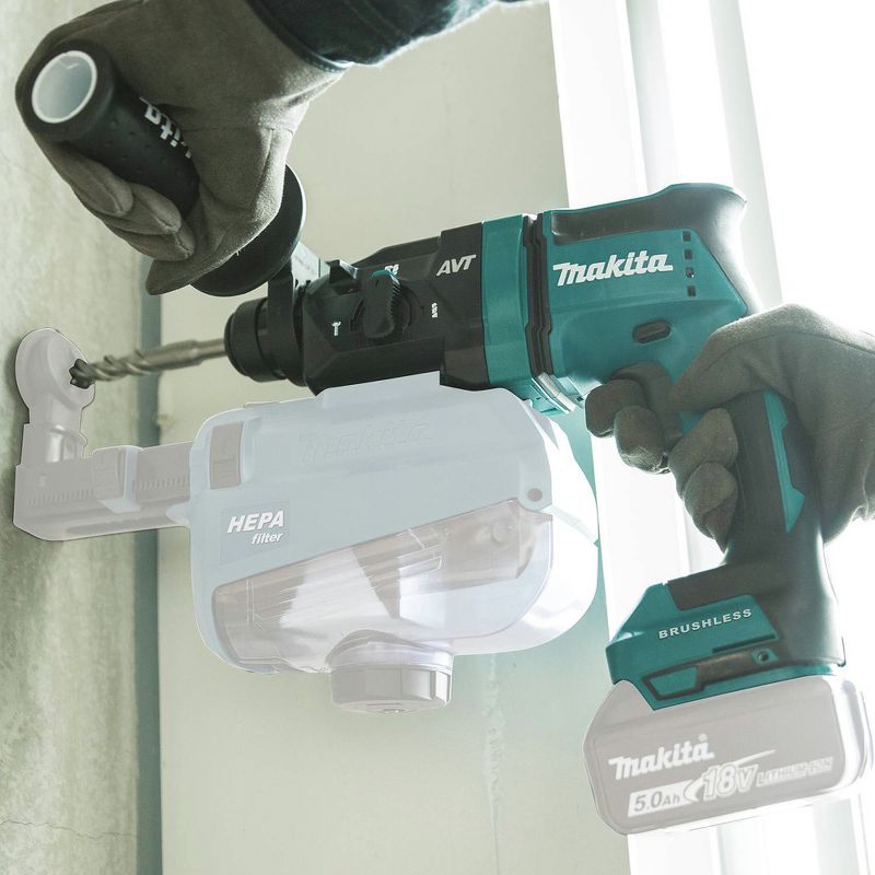 Makita XRH12Z 18V LXT Lithium-Ion Brushless 11/16 in. AVT AWS Capable Rotary Hammer, accepts SDS-PLUS bits (Tool Only)