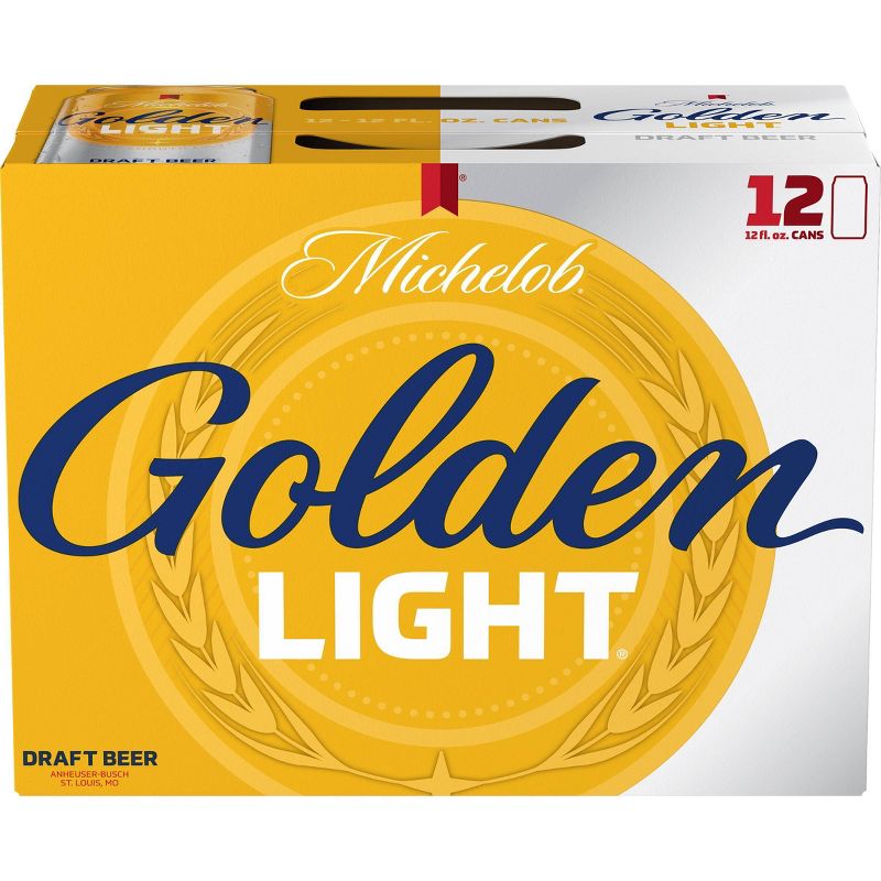 Michelob Golden Light Draft Beer - 12pk/12 fl oz Cans