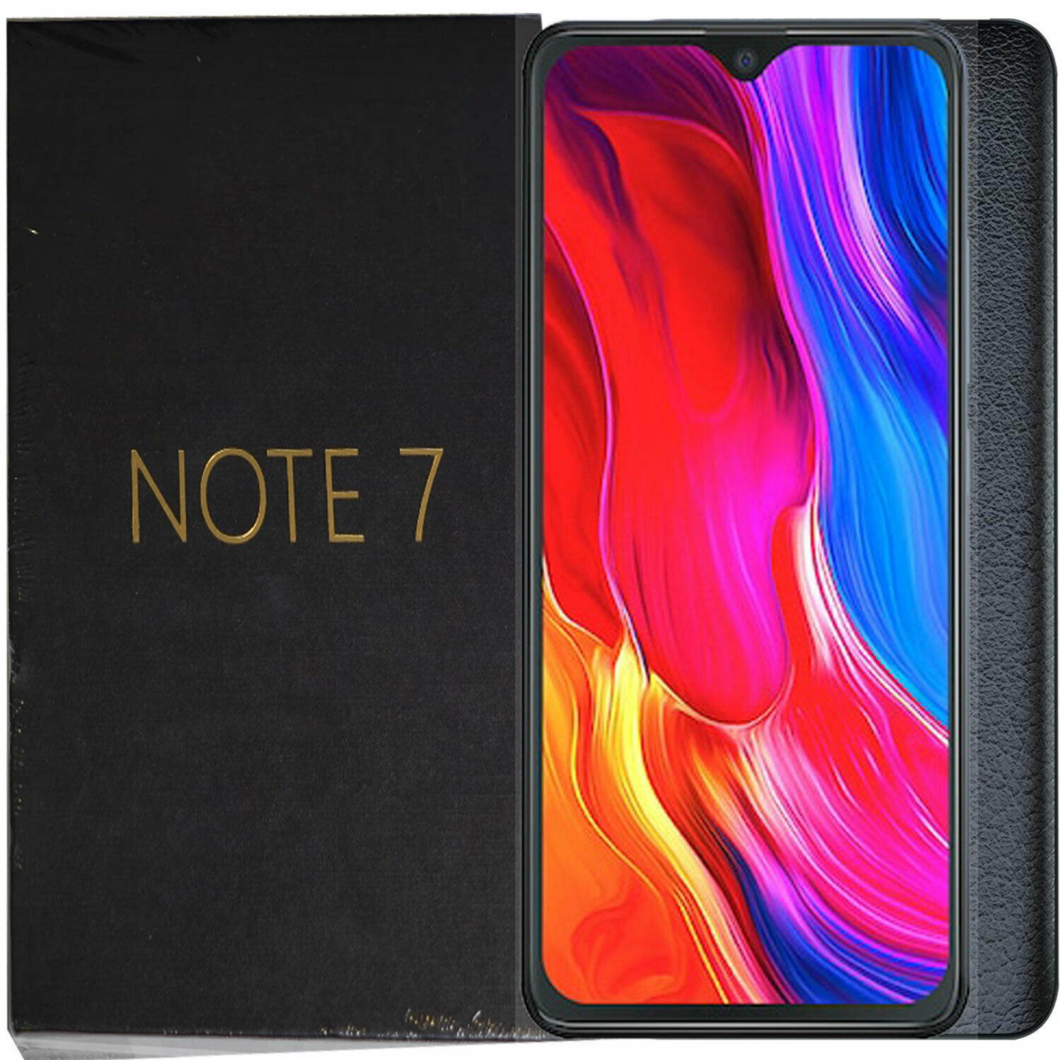 Cubot Note 7 Dual-SIM 16GB + 2GB RAM (GSM Only | No CDMA) Factory Unlocked 4G/LTE Smartphone (Black) - International Version