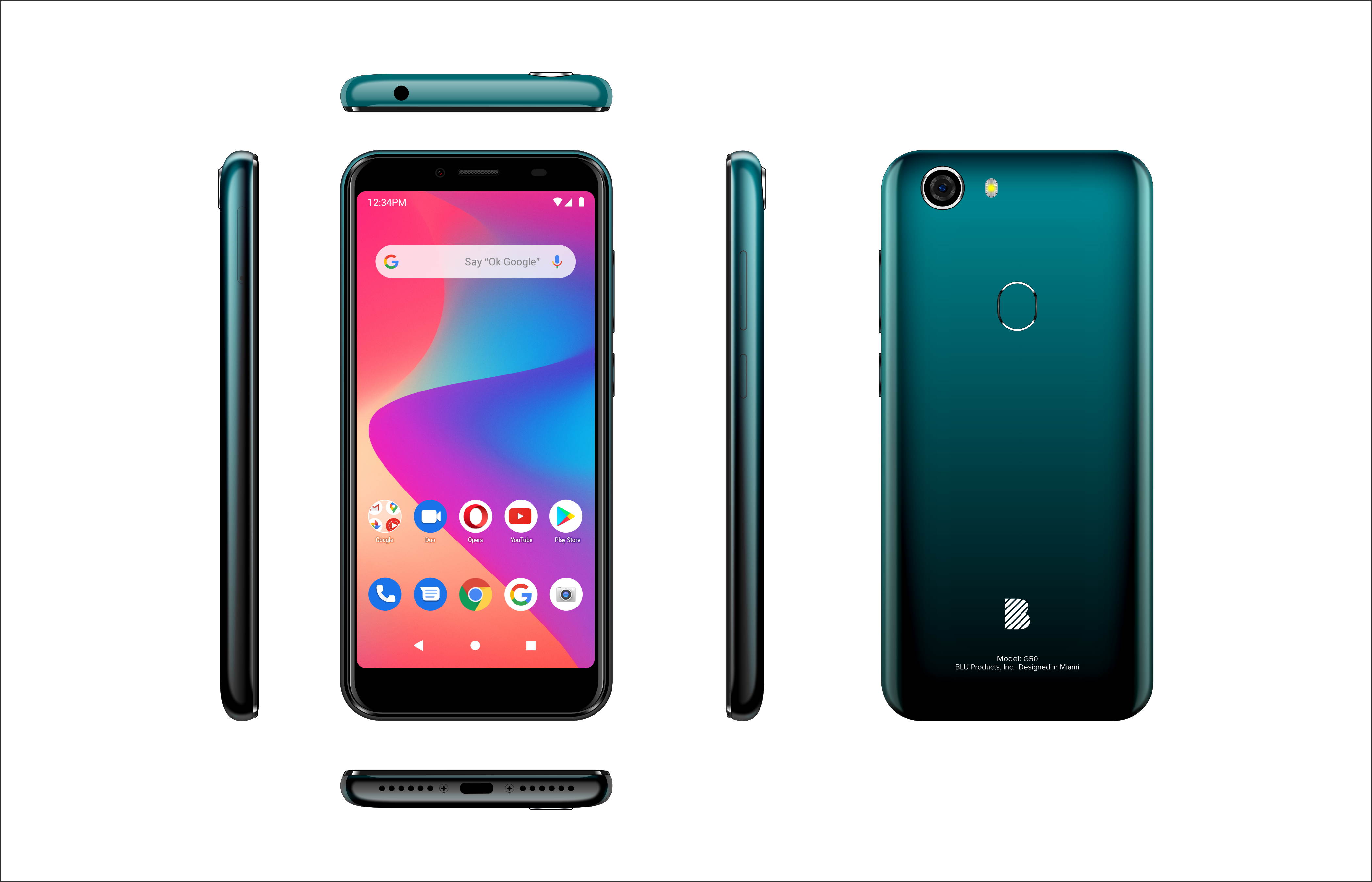 BLU G50 G0330WW 32GB GSM Unlocked Android Smart Phone - Blue