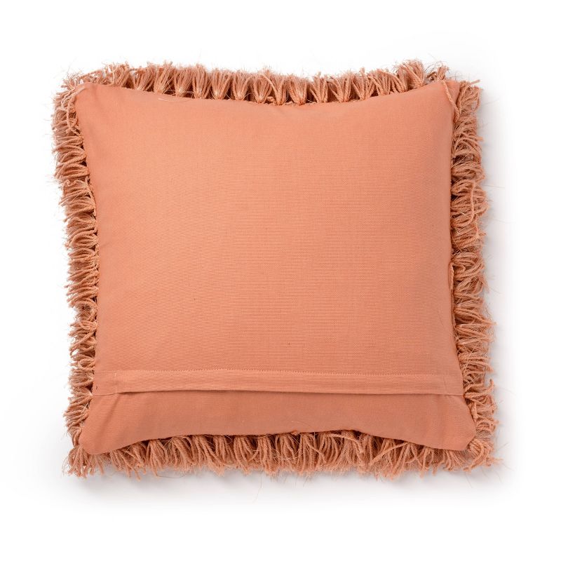 18"x18" Omma Square Throw Pillow Cream - Sure Fit