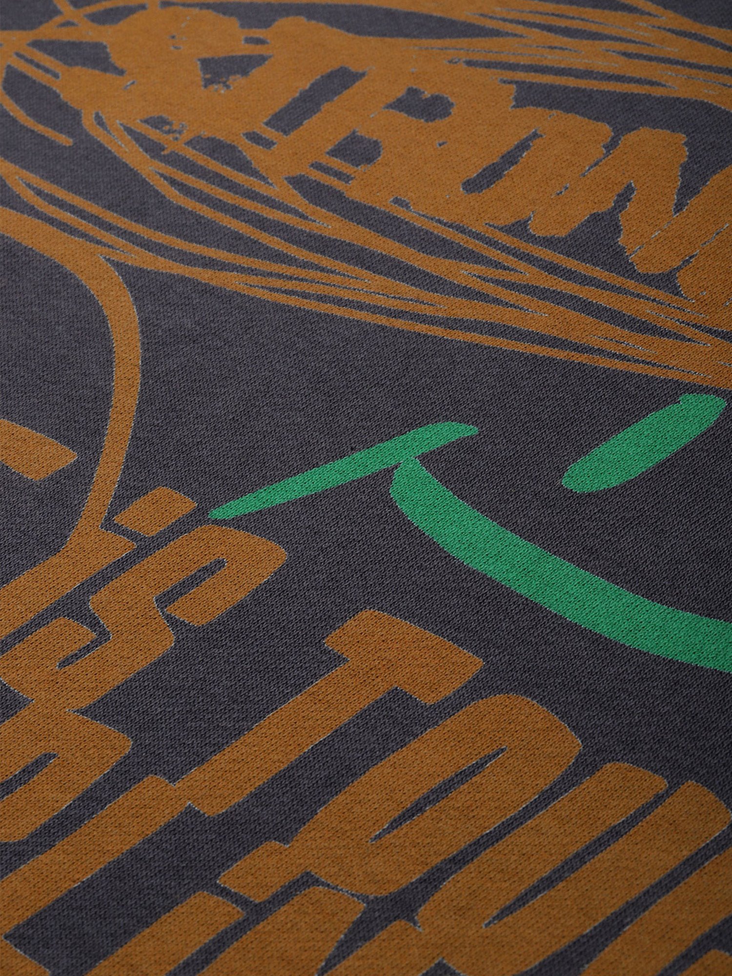 Difference of Opinion Grey Graphic Print Sweatshirt