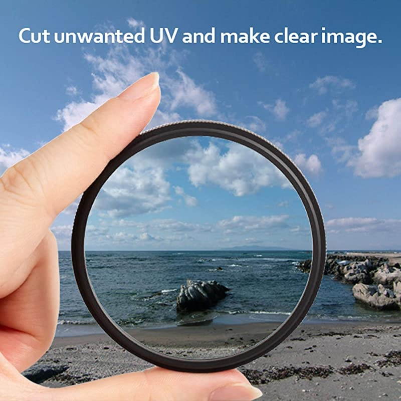 Nyumon Slim Ring 77mm UV MultiCoated MC Filter Black compact 227749