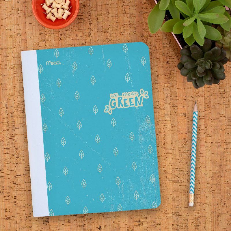 Composition Notebook Recycled College Ruled Blue - Mead