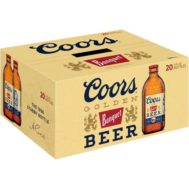 Coors Banquet Beer - 20pk/12 fl oz Bottles