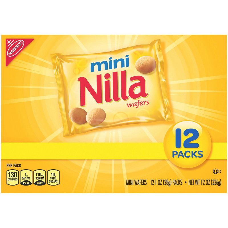 Mini Nilla Wafers Cookies - Munch Pack - 12oz/12ct
