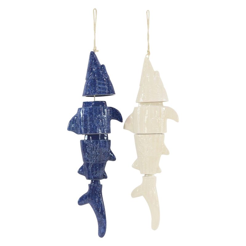 Home & Garden 12.0" Dragonfly Hanging Moblie Bells Beads Yard Decor Amscan  -  Bells And Wind Chimes