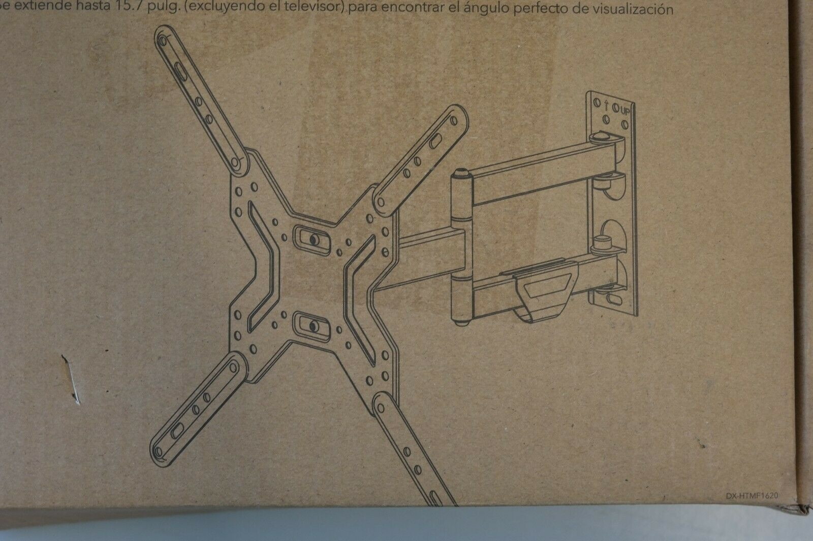 Dynex DX-HTMF1620 FULL MOTION TV Wall Mount for Most 19" - 50" TVs (11C)