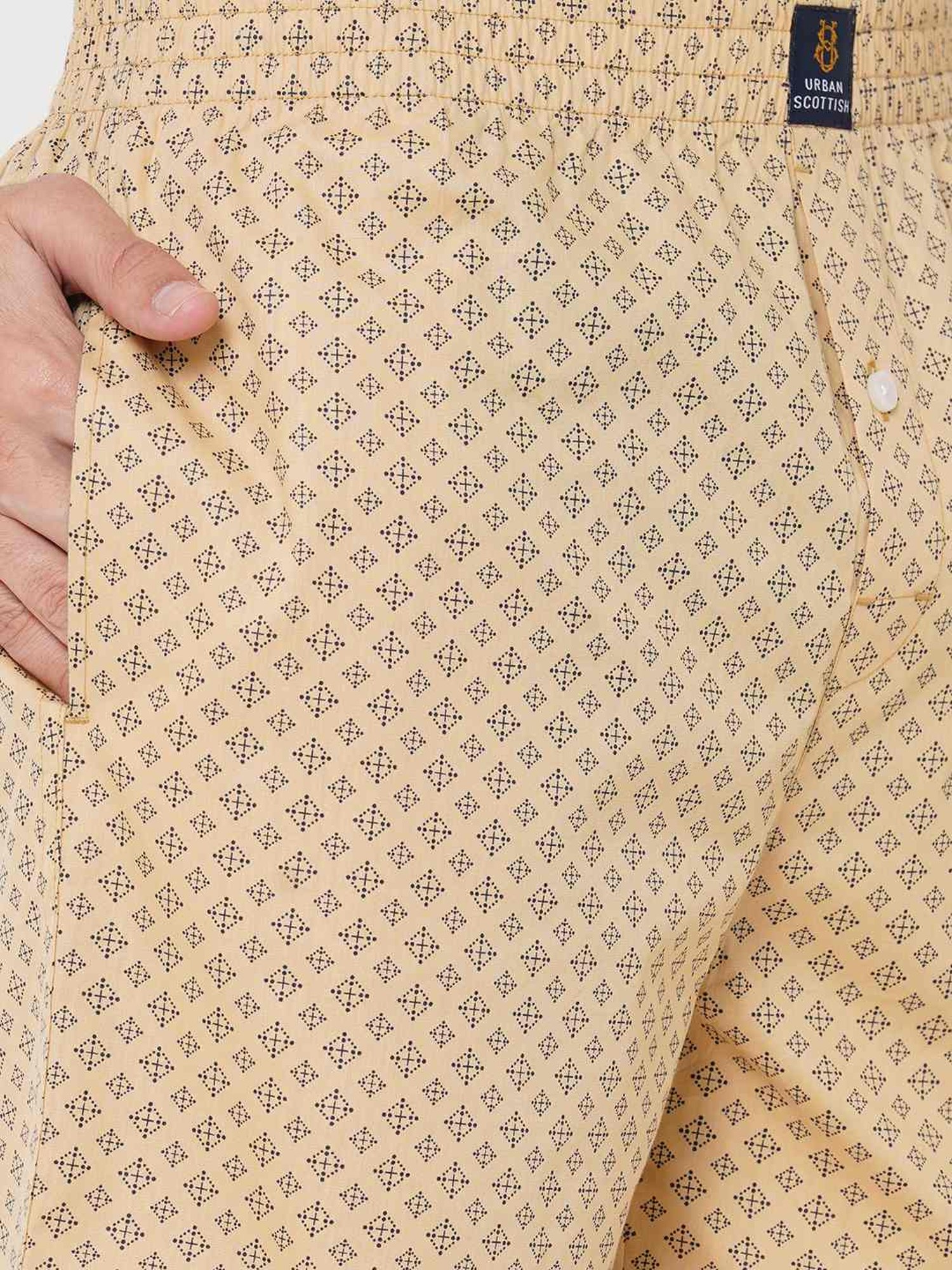 Urban Scottish Multicolored Regular Fit Printed Boxers - Pack Of 3