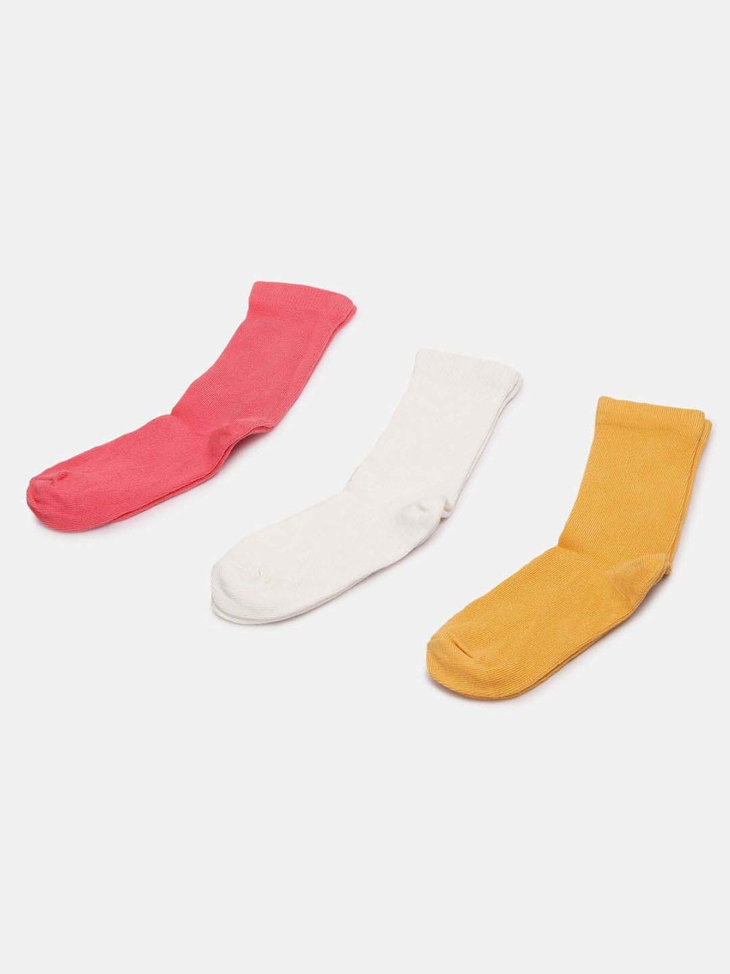 Skechers Crew Multicolor Printed Socks for Girls - Pack of 3