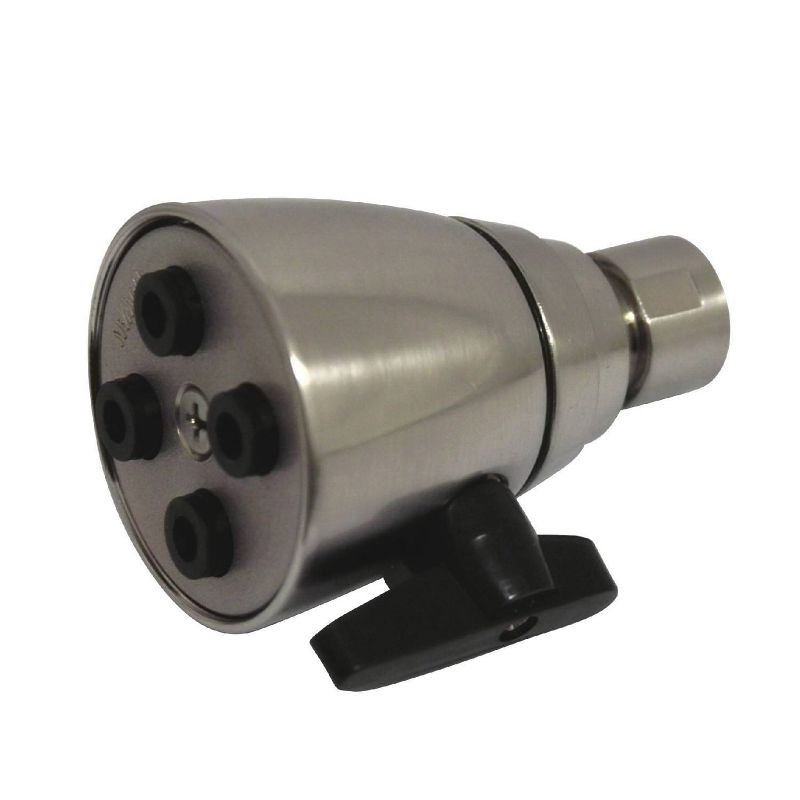 Four Jet Solid Brass 2-inch Shower Head Satin Nickel - Kingston Brass