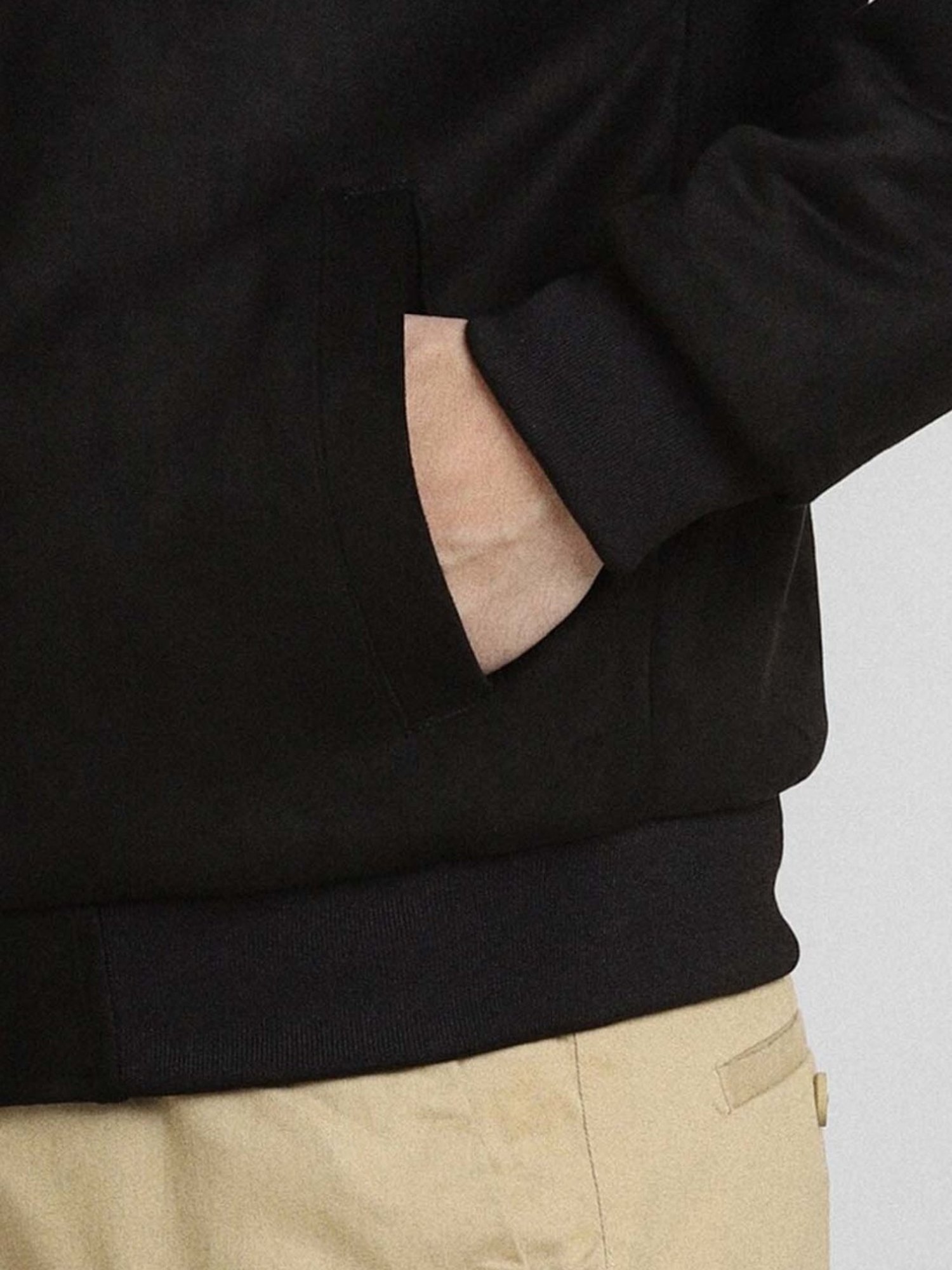 Simon Carter London Black Regular Fit Bomber Jacket