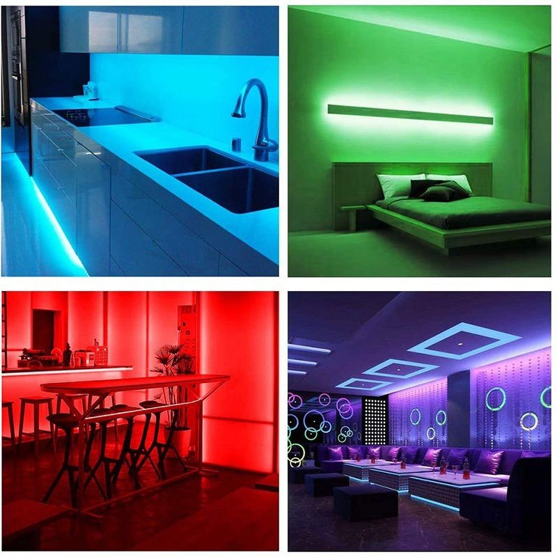 15M Waterproof Led Strip Lights Flexible Color Changing RGB Light Strips for Home Party DIY Decoration EU Plug