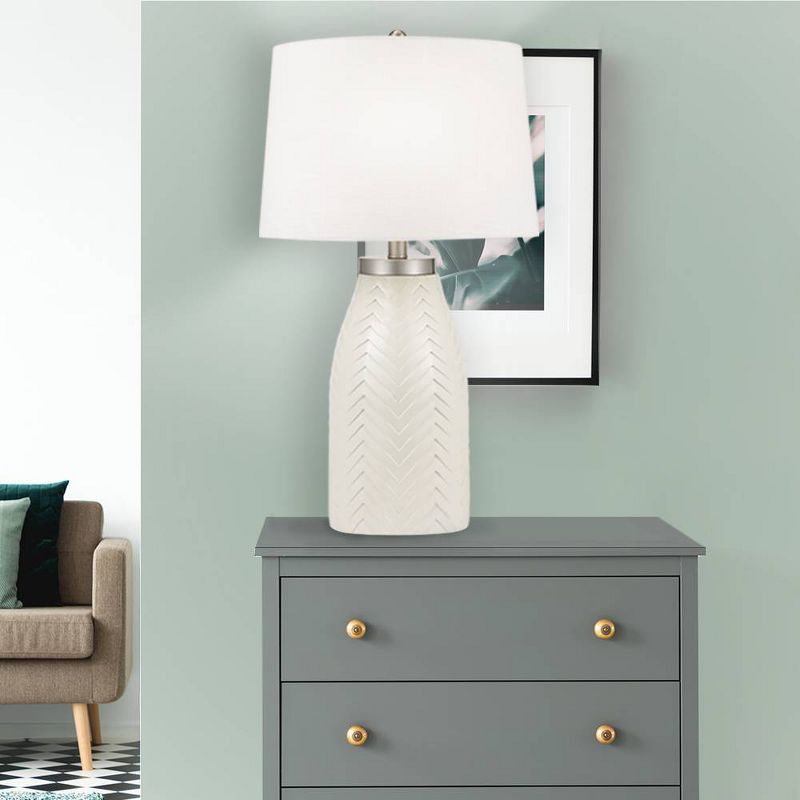 32" Montauk Table Lamp White  - Cresswell Lighting