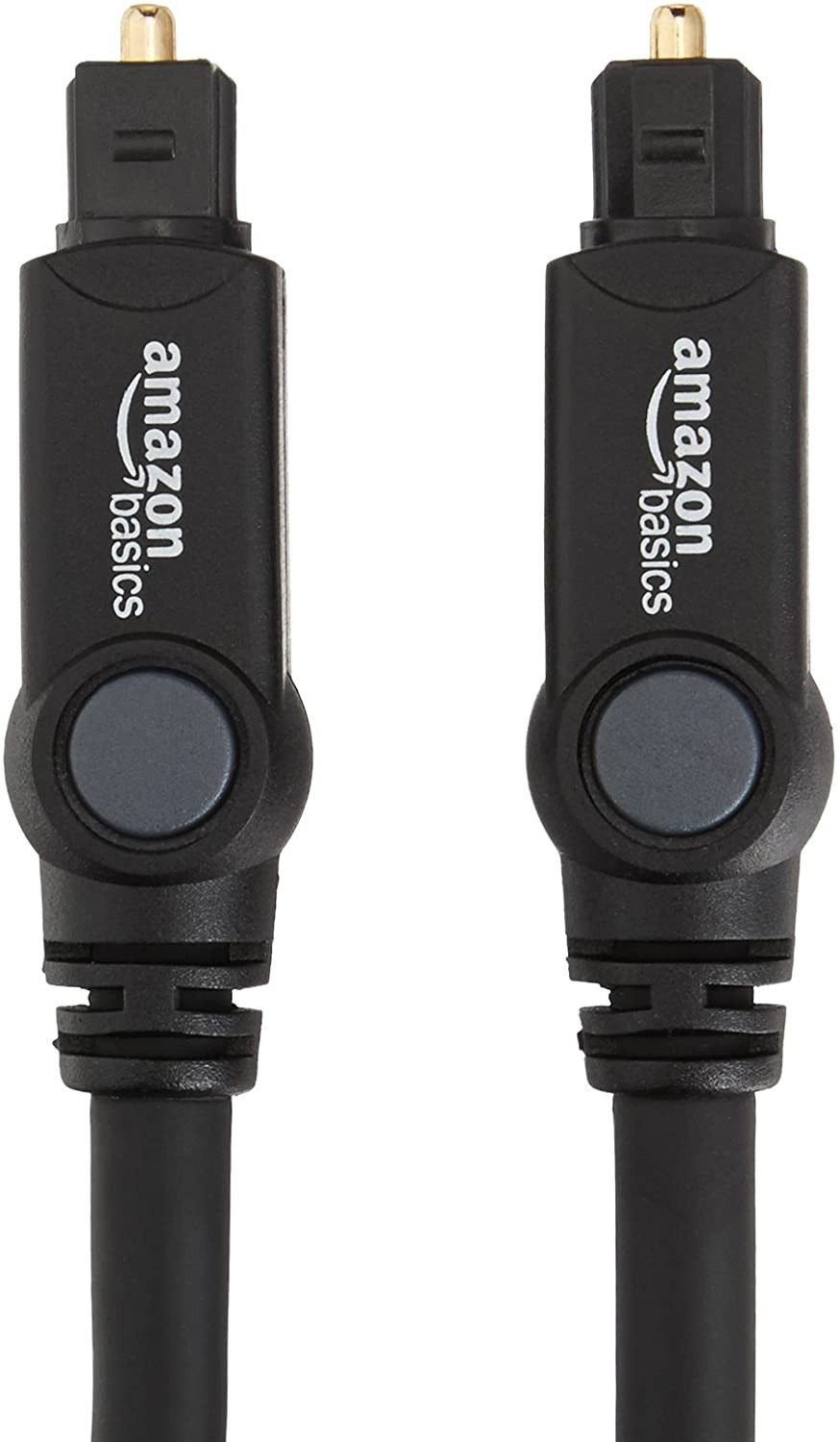 Amazon Basics Digital Optical Audio Toslink Sound Bar TV Cable - 6 Feet