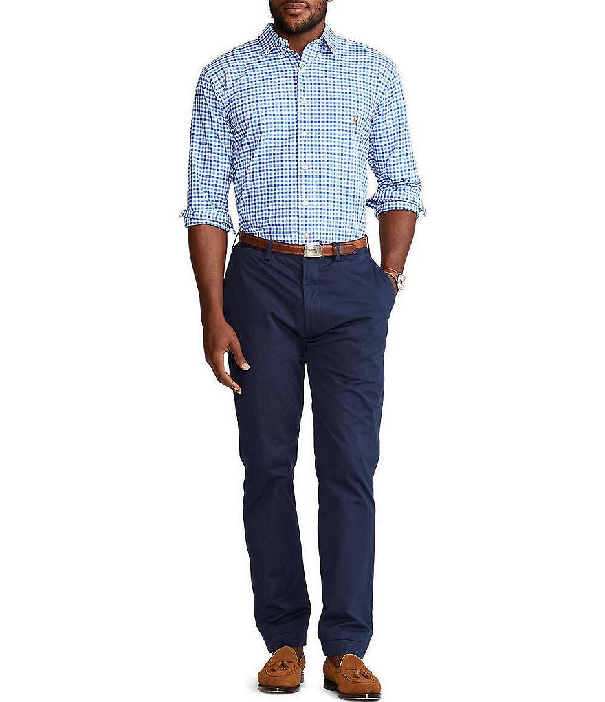 Visconti Big & Tall Abstract Print Long-Sleeve Woven Shirt