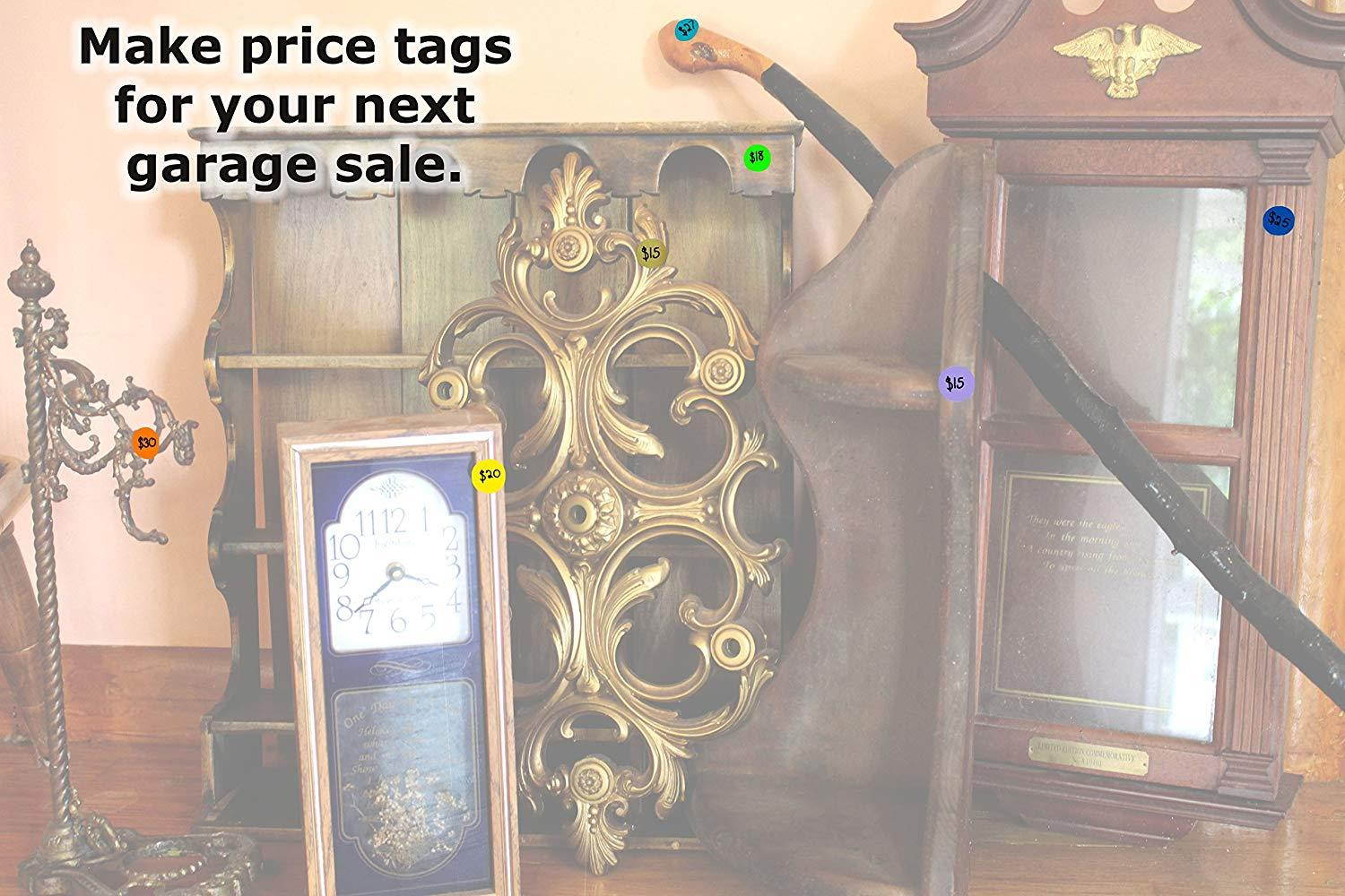 ChromaLabel 3/4 inch Removable Color-Code Dot Labels | 1,000/Roll (Gold)