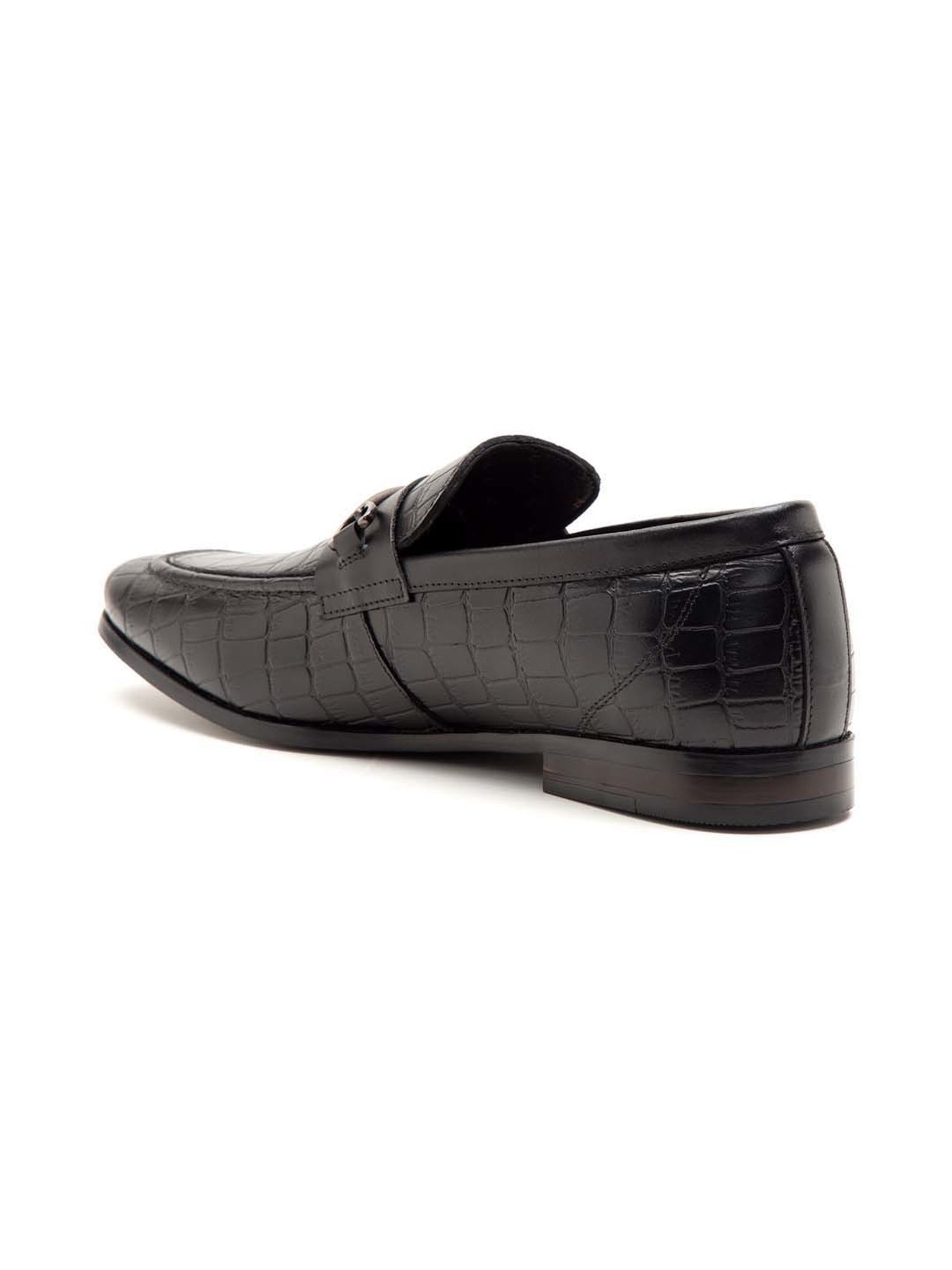 THOMAS CRICK Men's Black Formal Loafers