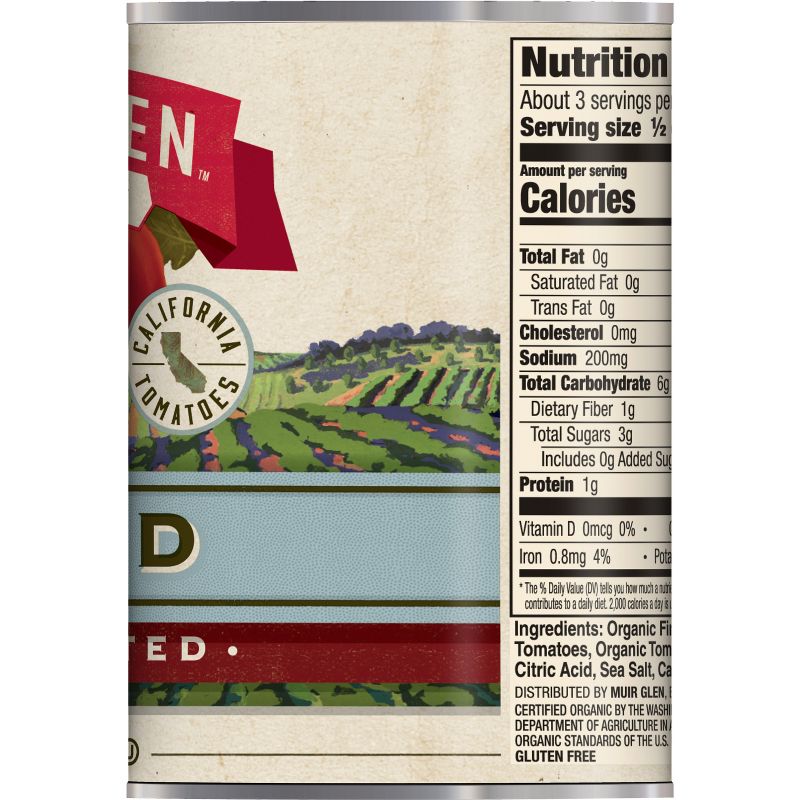 Muir Glen Fire Roasted Diced Tomatoes - 14oz