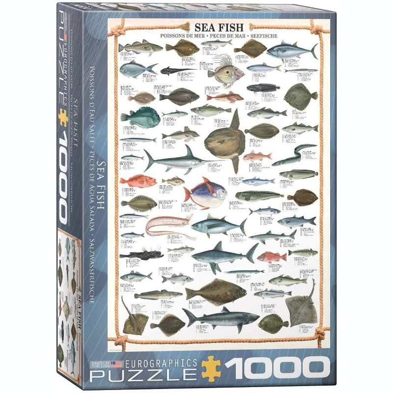 Eurographics Sea Fish 1000 Piece Jigsaw Puzzle