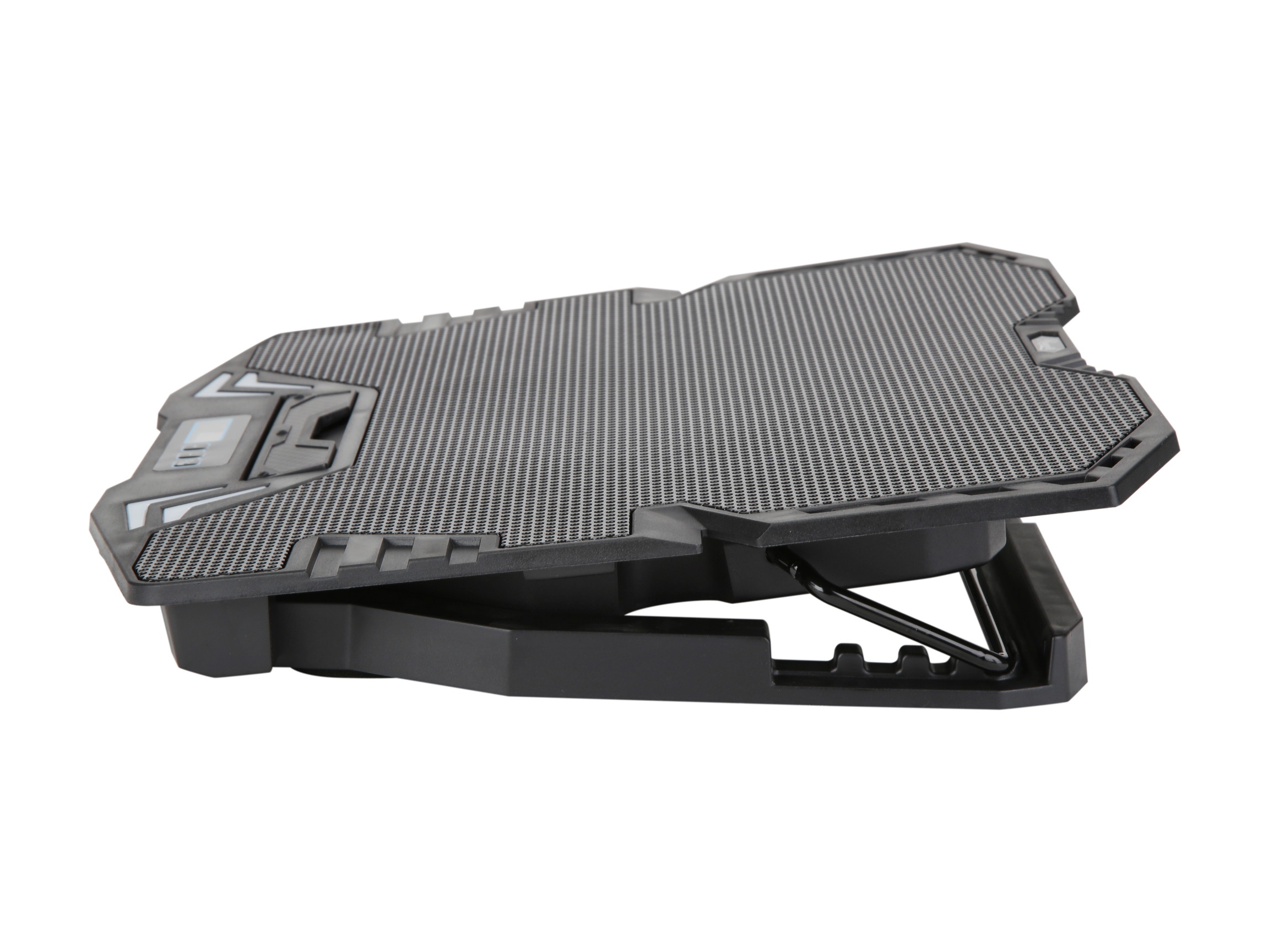 Laptop Cooling Pad, Laptop Cooler with 5 Quiet Red LED Fans for 12"-17" Inch Laptop, Dual USB 2.0 Ports, Portable Angle Adjustable Laptop Stand for Gaming Laptop-Green